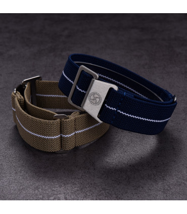 Parachute strap - Navy/White