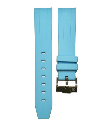 Rubber strap for Omega MoonSwatch - Sky Blue