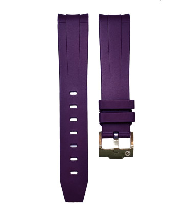 Rubber strap for Omega MoonSwatch - Purple