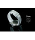 Rubber B strap DM106 White with buckle