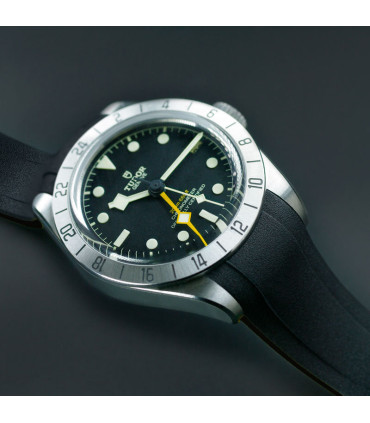 RubberB strap T807 for Tudor Black Bay Pro - Black