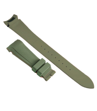 RubberB strap T807 for Tudor Military Green