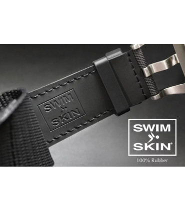 Rubber B Tang Buckle Rubber Cuff Series - Black