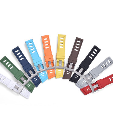 Rubber Divers Strap - Orange