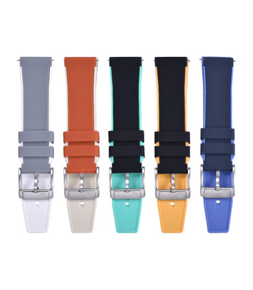 Rubber strap dual colors - Blue/Lilac