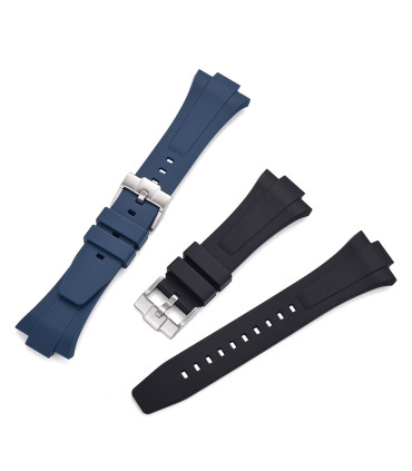 Rubber strap for Tissot PRX - Black