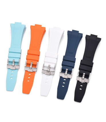 Rubber strap for Tissot PRX - White