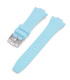 Rubber strap for Tissot PRX - White