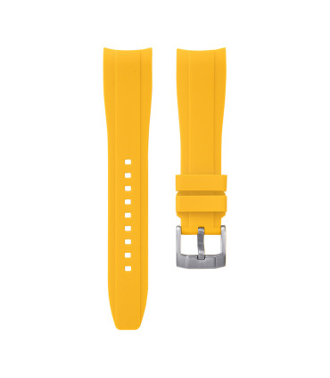 KronoKeeper integrated Rubber strap - yellow