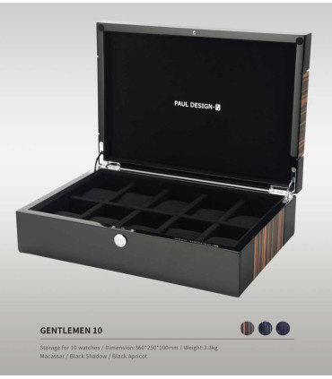 Paul Design - Gentleman 10 Watch Box