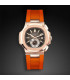RubberB strap for Patek Philippe Nautilus - Orange PK77