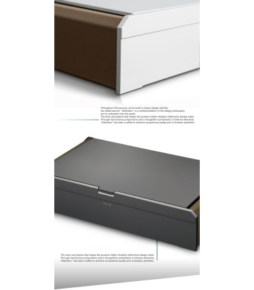 Aubliq 10/12 watch box in aluminium and leather