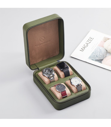 Kronokeeper Tiboulen watch travel case for 4 watches