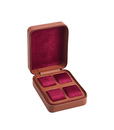 Kronokeeper Tiboulen watch travel case for 4 watches