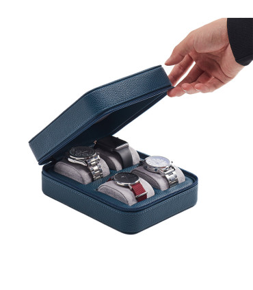 Kronokeeper Tiboulen watch travel case for 4 watches