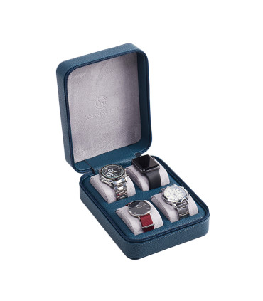 Kronokeeper Tiboulen watch travel case for 4 watches