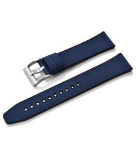 KronoKeeper double-layer FKM rubber strap - Navy Blue