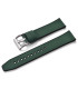 KronoKeeper double-layer FKM rubber strap - Dark Green