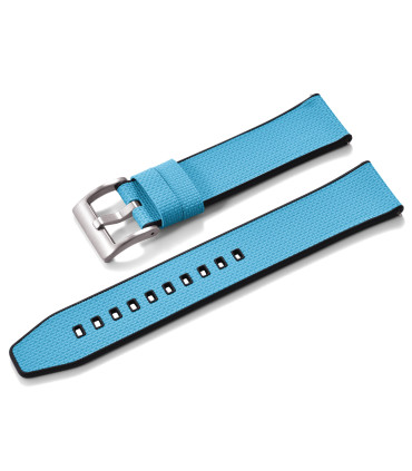 KronoKeeper double-layer FKM rubber strap - Sky Blue