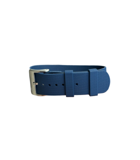 NATO strap KronoKeeper in FKM Rubber - Navy Blue