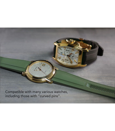 Rubber B Strap  - Dream Strap Universal - MeshMatic - Military Green