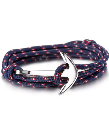 Steel anchor bracelet