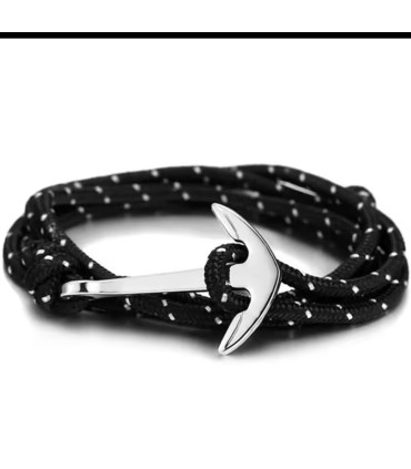 Steel anchor bracelet