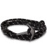 Black PVD anchor bracelet