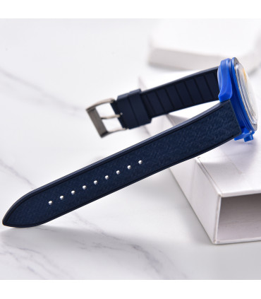 KronoKeeper mosaic Rubber Strap - Green