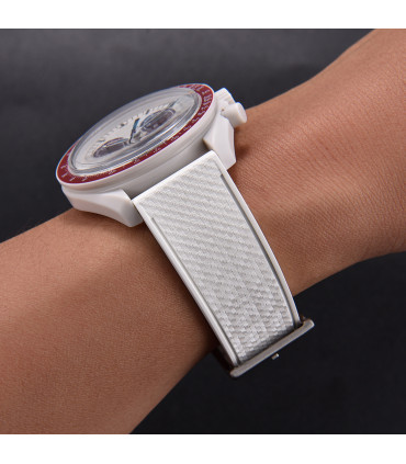 KronoKeeper mosaic Rubber Strap - Green