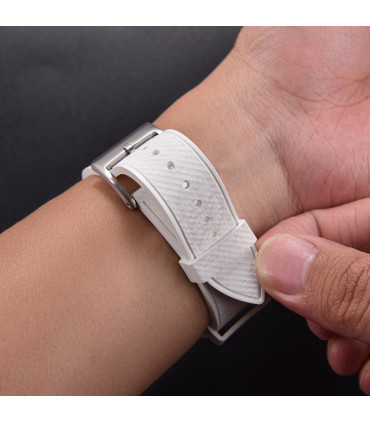 KronoKeeper mosaic Rubber Strap - Grey