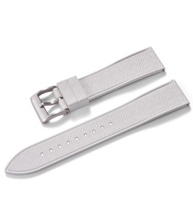 KronoKeeper mosaic Rubber Strap - White