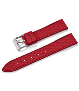 KronoKeeper mosaic Rubber Strap - Red