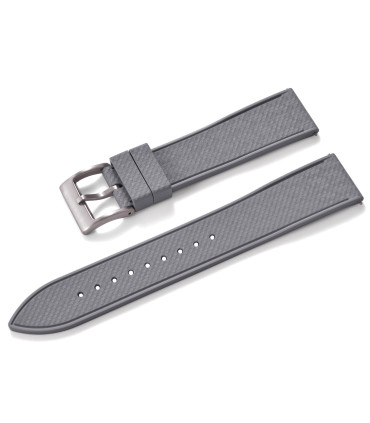 KronoKeeper mosaic Rubber Strap - Grey