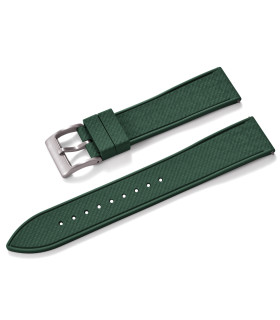 KronoKeeper mosaic Rubber Strap - Green