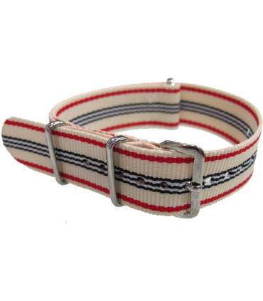 NATO strap Sand/Red/Black
