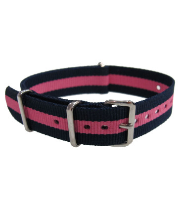 NATO strap Navy Blue/Pink