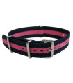 NATO watch strap Navy Blue/Pink