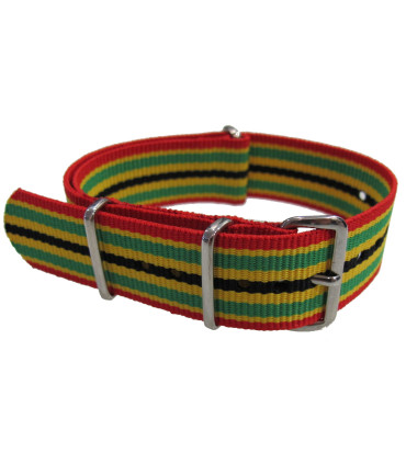 NATO strap Red/Green/Yellow/Black