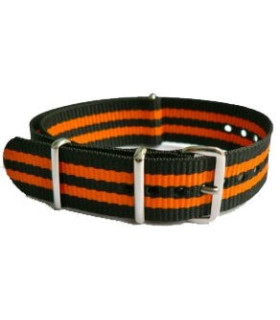 NATO strap Black/orange