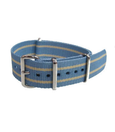 NATO strap Light Blue/Sand