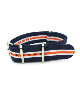 NATO strap Blue/White/Orange