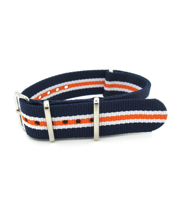NATO strap Blue/White/Orange