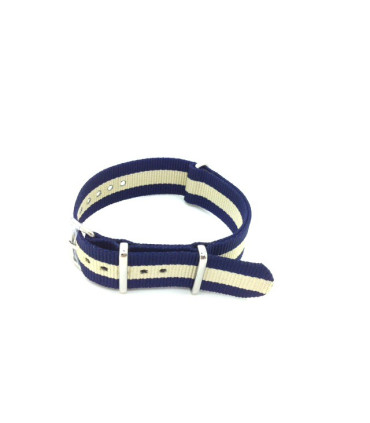 NATO strap Blue/Sand