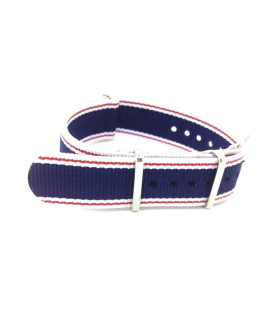 NATO strap White/Red/Blue