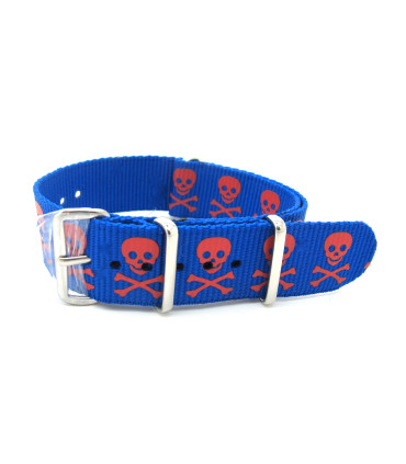 NATO strap Pink skull