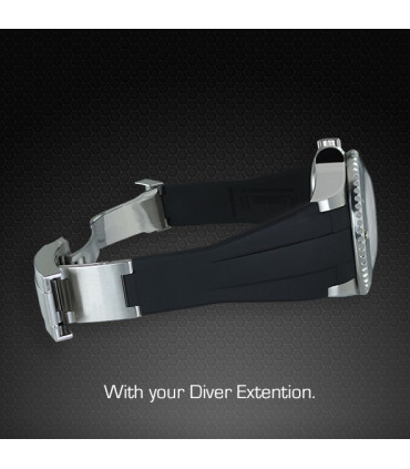 Rubber B Sub Ceramic Glidelock strap