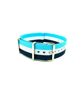 NATO strap Navy/White/Blue