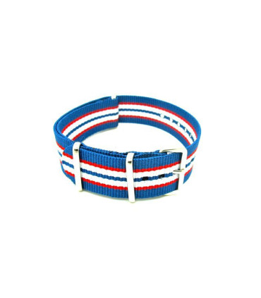 NATO strap Blue/Red/White/Blue