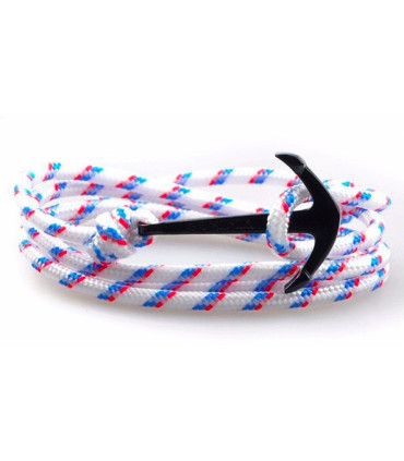 Balck PVD anchor bracelet